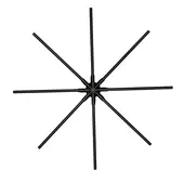 100cm five-blade hologram fan advertising hologram fan