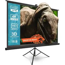Projector screen with tripod stand,2 meters, 44 cm