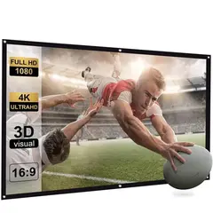 Manual projector screen, 3 meters