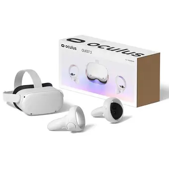 نظارة اوكلس تو | Oculus Quest 2 GB All-In-One Virtual Reality Headset (VR) - White
