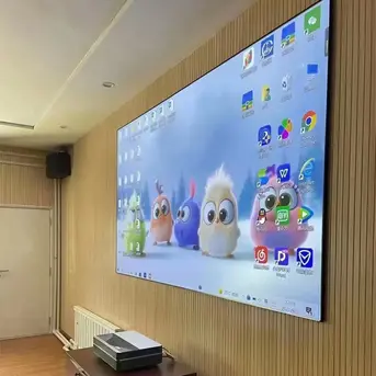 Large 150-inch 4K TV screen imported with Souq Live warranty