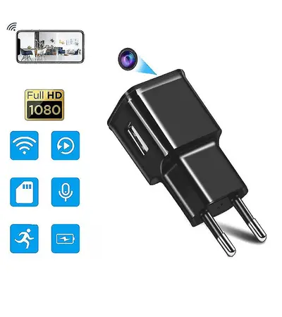 كاميرا مراقبه على شكل شاحن موبايل 4K, 4 image