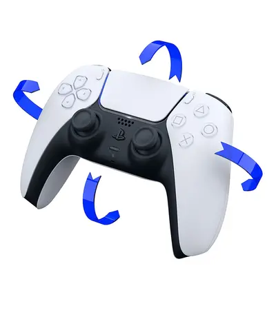 DualSense Wireless Controller for PlayStation 5 (Official Version) - White, 3 image DualSense Wireless Controller for PlayStation 5 (Official Version) - White, 3 image