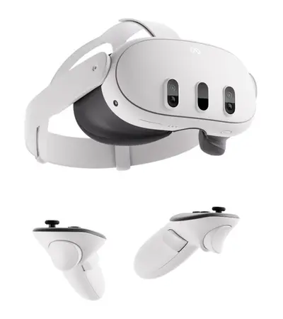 نظارة اوكلس 3 الواقع المختلط | Oculus Quest 3 GB All-In-One Virtual Reality Headset (VR) نظارة اوكلس 3 الواقع المختلط | Oculus Quest 3 GB All-In-One Virtual Reality Headset (VR)