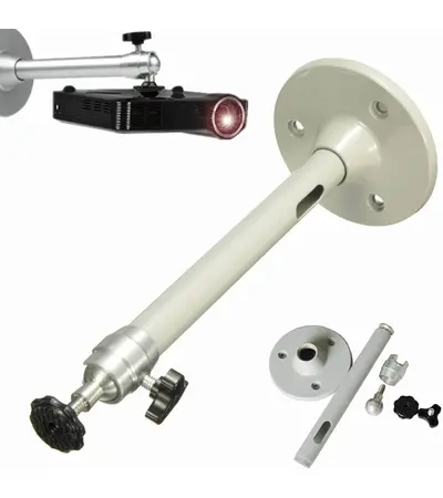 حامل بروجيكتور عرض منزلي قابل للتعديل بزاوية 360 درجة من خليط معدني من الالومنيوم