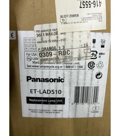 لمبة بروجيكتور بناسونيك موديل Panasonic ET-LAD 510, 7 image