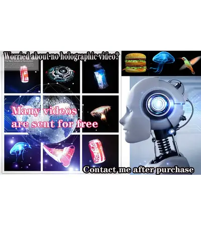 Smart hologram, 8 image Smart hologram, 8 image