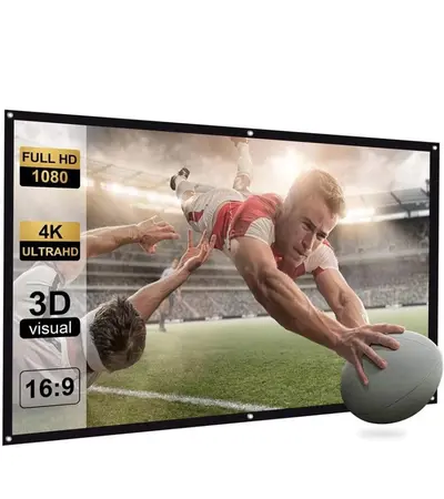Manual projector screen, 3 meters Manual projector screen, 3 meters