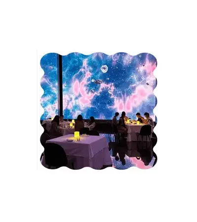 Elevate your restaurant dining experience with hologram technology - an interactive table touch and sensor Elevate your restaurant dining experience with hologram technology - an interactive table touch and sensor