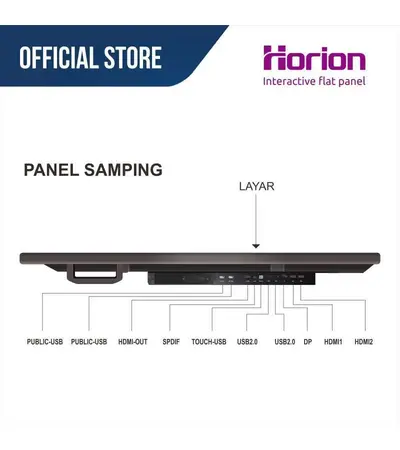 شاشة هوريون 75 سمارت أنتر أكتف | Harion Smart Interactive 75 inch screen, 8 image