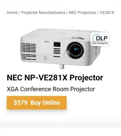 جهاز بروجيكتور VE281X – تجربة عرض استثنائية بجودة لا تُضاهى!, 6 image