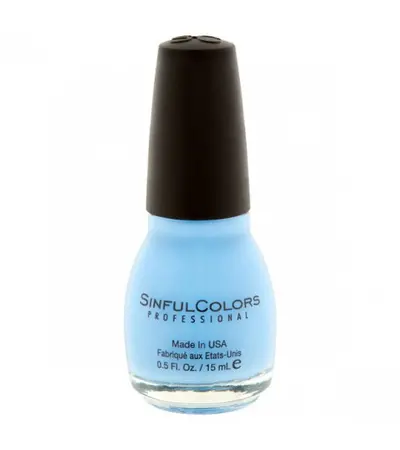 Sinful Colors Professional Nail Polish, Blue La La, 2 image