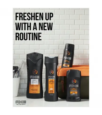 AXE Dark Temptation Body Spray, 8 oz, Twin Pack, 2 image AXE Dark Temptation Body Spray, 8 oz, Twin Pack, 2 image