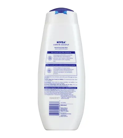 (2 pack) NIVEA Care and Coconut Moisturizing Body Wash 16.9 fl. oz, 2 image