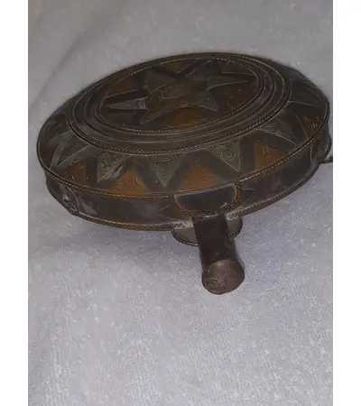 A copper bottle inlaid with silver, 3 image