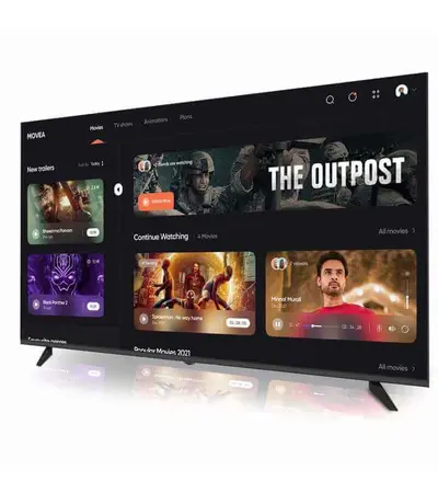 شاشة تلفزيون 125 بوصة بجودة 4K بضمان السوق لايف