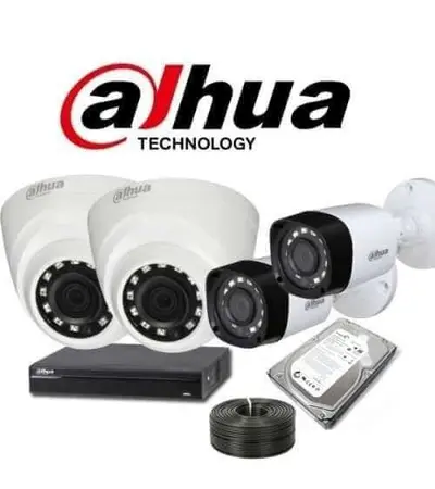 Surveillance camera system, 4 cameras, 5 image Surveillance camera system, 4 cameras, 5 image