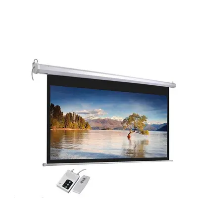 Manual projector screen, 3 meters, 5 image Manual projector screen, 3 meters, 5 image