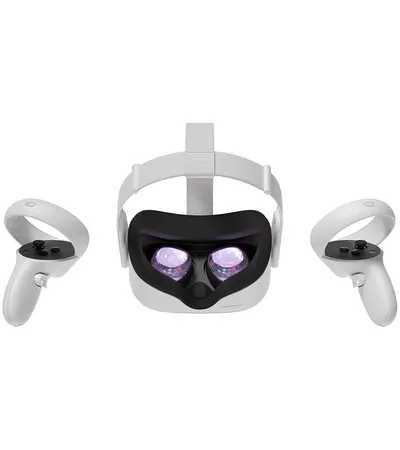 نظارة اوكلس تو | Oculus Quest 2 GB All-In-One Virtual Reality Headset (VR) - White نظارة اوكلس تو | Oculus Quest 2 GB All-In-One Virtual Reality Headset (VR) - White