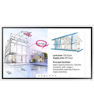 Samsung Flip 2 screen, 75 inches