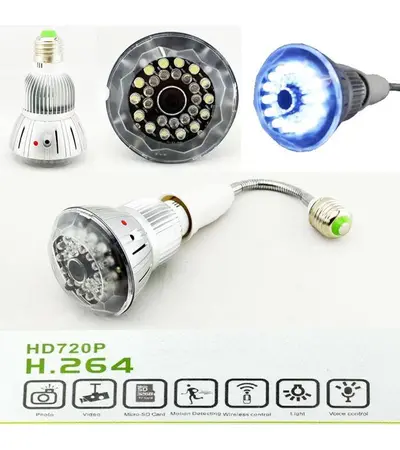 كاميرا مراقبه على شكل لمبه, 3 image