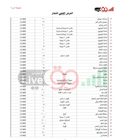 عروض الامارات من السوق لايف العرض الفضي للتجار 100 الف قطعة متنوع عروض الامارات من السوق لايف العرض الفضي للتجار 100 الف قطعة متنوع
