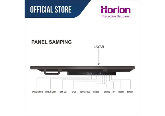 شاشة هوريون 75 سمارت أنتر أكتف | Harion Smart Interactive 75 inch screen