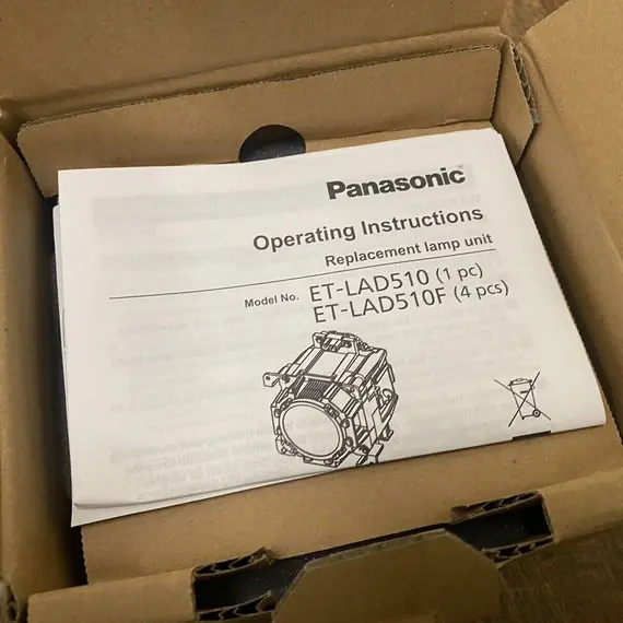 bulb Panasonic projector model Panasonic ET-LAD510, 6 image