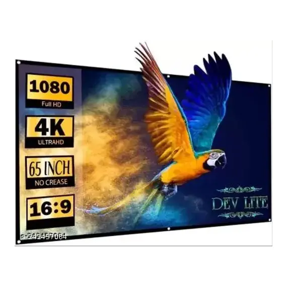 Projector screen 5 meters electric with remote control