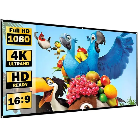 Manual projector screen 4 meters by 3 meters, 2 image