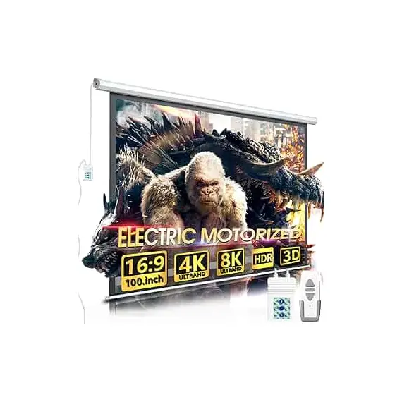 Manual projector screen 4 meters by 3 meters