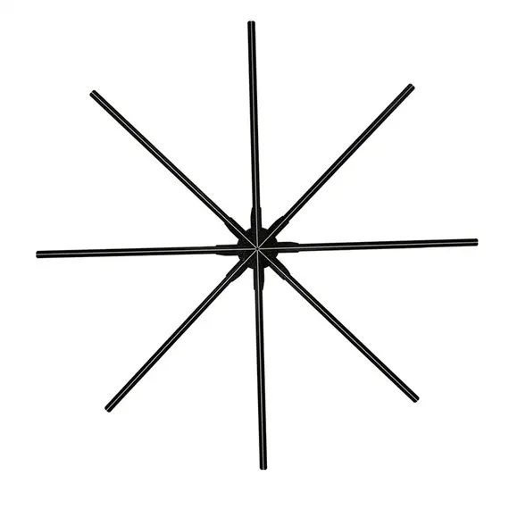 150cm five-blade hologram fan advertising hologram fan, 2 image