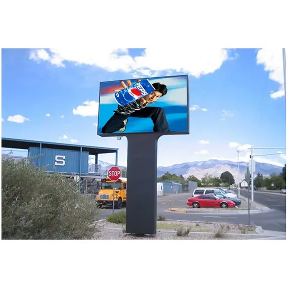 5m LED screen model p4 4K picture quality | 5*3m advertising screen 4K quality