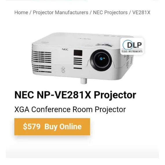 جهاز بروجيكتور VE281X – تجربة عرض استثنائية بجودة لا تُضاهى!, 6 image