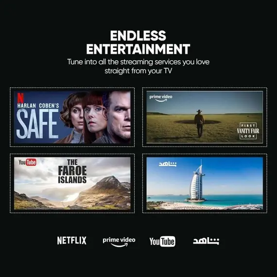 Large 125-inch 4K TV screen imported with Souq Live warranty, 3 image