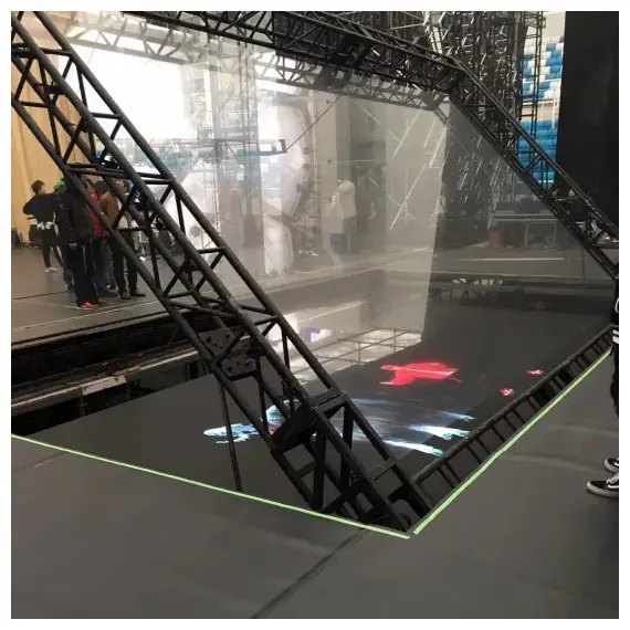 Hologram Sticker 12m x 1.5m Foldable Transparent