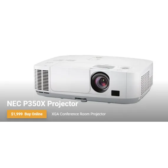 NEC Display Solutions NP-P350X 1024 x 768 3500 Lumens