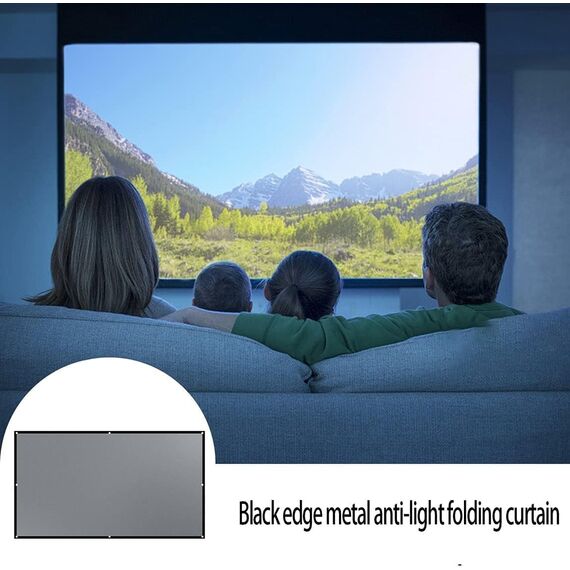 استيكر شاشة بتلزق على اى زجاج بتتحول لشاشة,عالية السطوع 16:9