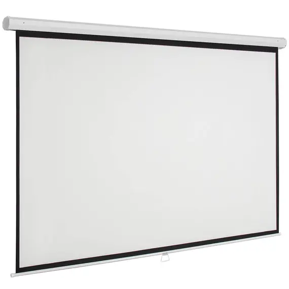 Projector screen 4 meters electric with remote control, 4 image
