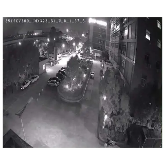 Surveillance camera system: 8 cameras, 4 image