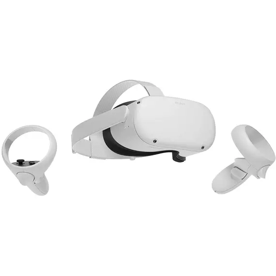 نظارة اوكلس تو | Oculus Quest 2 GB All-In-One Virtual Reality Headset (VR) - White