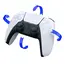 DualSense Wireless Controller for PlayStation 5 (Official Version) - White, 3 image DualSense Wireless Controller for PlayStation 5 (Official Version) - White, 3 image