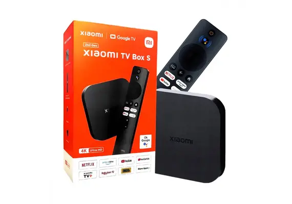 Xiaomi Mi Box S (الجيل الثاني) مع مشغل الوسائط المتدفق بدقة 4K Ultra HD