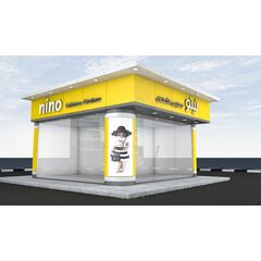 هولوغرام ثلاثي الأبعاد استيكر لير هولوجرام لتحويل واجهات المحلات الى عروض حقيقية هولوجرامية