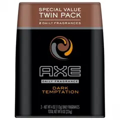 AXE Dark Temptation Body Spray, 8 oz, Twin Pack