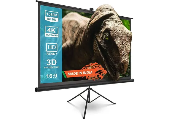 Projector screen with tripod stand,2 meters, 44 cm