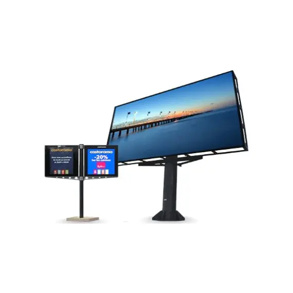 شاشة ليد 4 متر P4 جودة 4K خارجية | شاشة اعلانية 4 * 2متر بجودة 4k