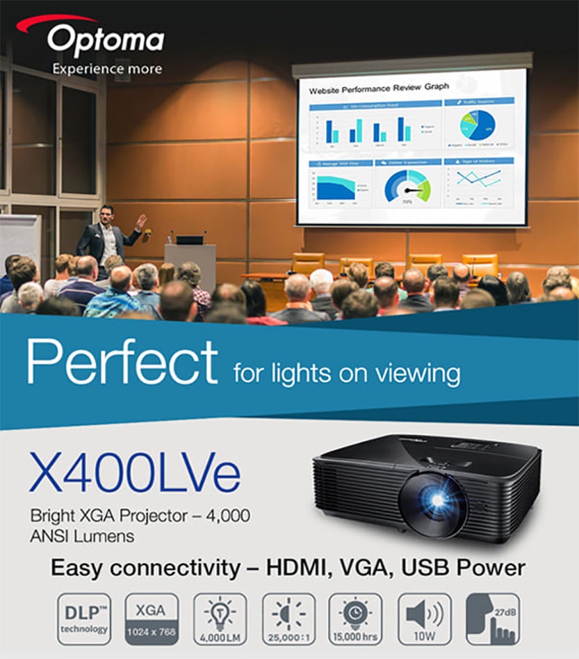 بروجكتور Optoma S336 – أداء مثالي للعروض اليومية في غرف الاجتماعات بروجكتور Optoma S336 – أداء مثالي للعروض اليومية في غرف الاجتماعات