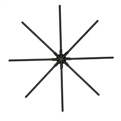 مروحة هولوجرام إعلانية هولوجرام ثلاثية الأبعاد مقاس 100 سم