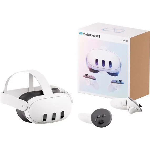 نظارة اوكلس 3 الواقع المختلط | Oculus Quest 3 GB All-In-One Virtual Reality Headset (VR) نظارة اوكلس 3 الواقع المختلط | Oculus Quest 3 GB All-In-One Virtual Reality Headset (VR)